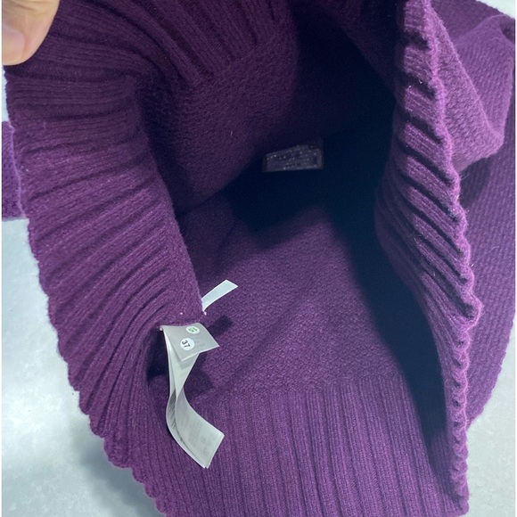 New Patagonia Recycled Cashmere Turtleneck night plum size Small w/tags⭐️⭐️⭐️⭐️ - Picture 7 of 17